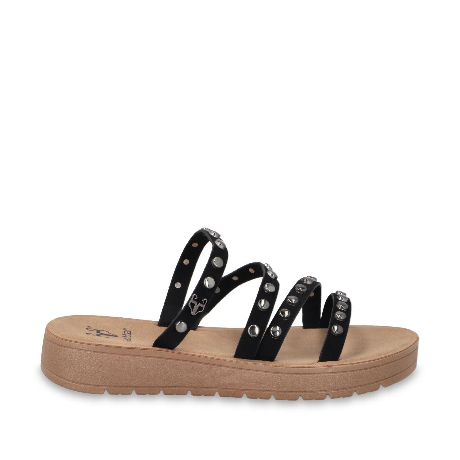 Sandalia Plataforma Negra Mujer 65691 Gotta-0