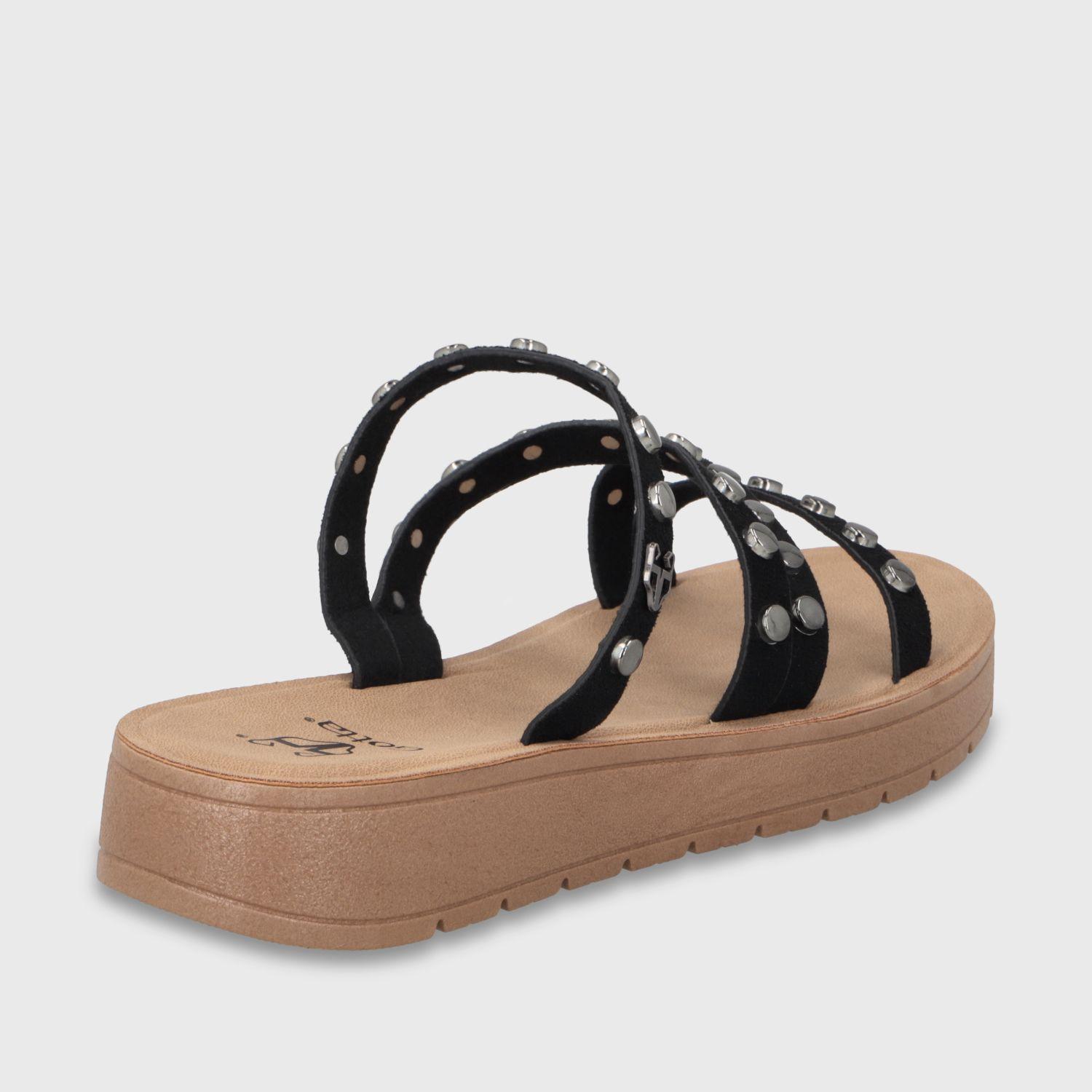 Sandalia Plataforma Negra Mujer 65691 Gotta-4