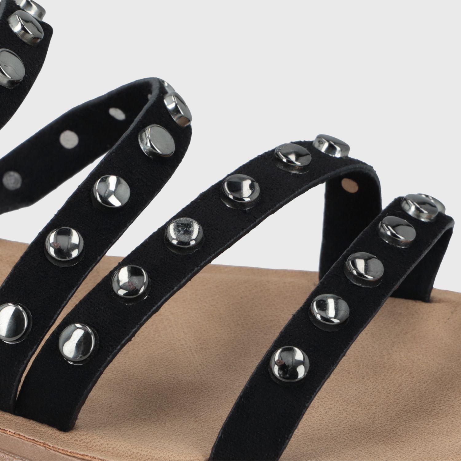 Sandalia Plataforma Negra Mujer 65691 Gotta-5