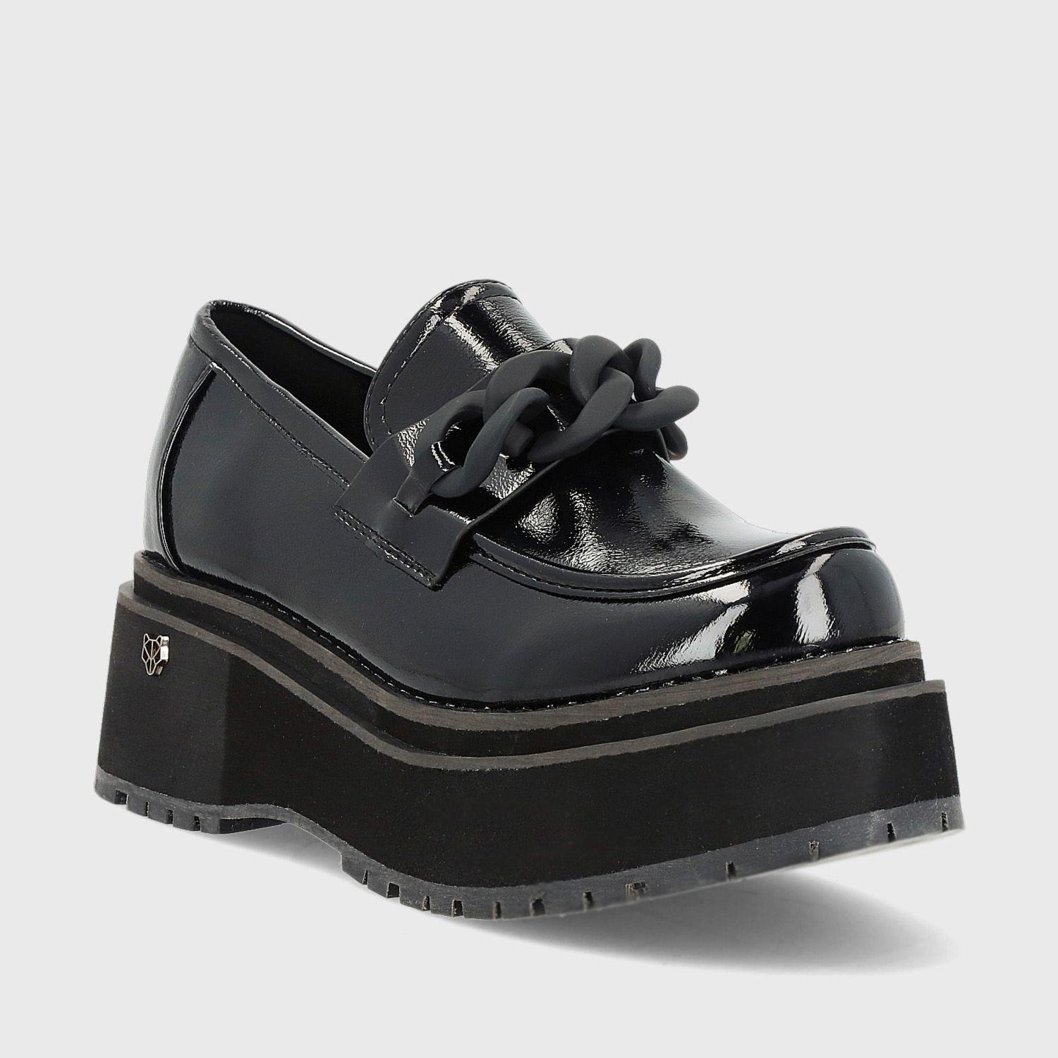 Zapato Plataforma Negro Mujer 15097 Gotta-1