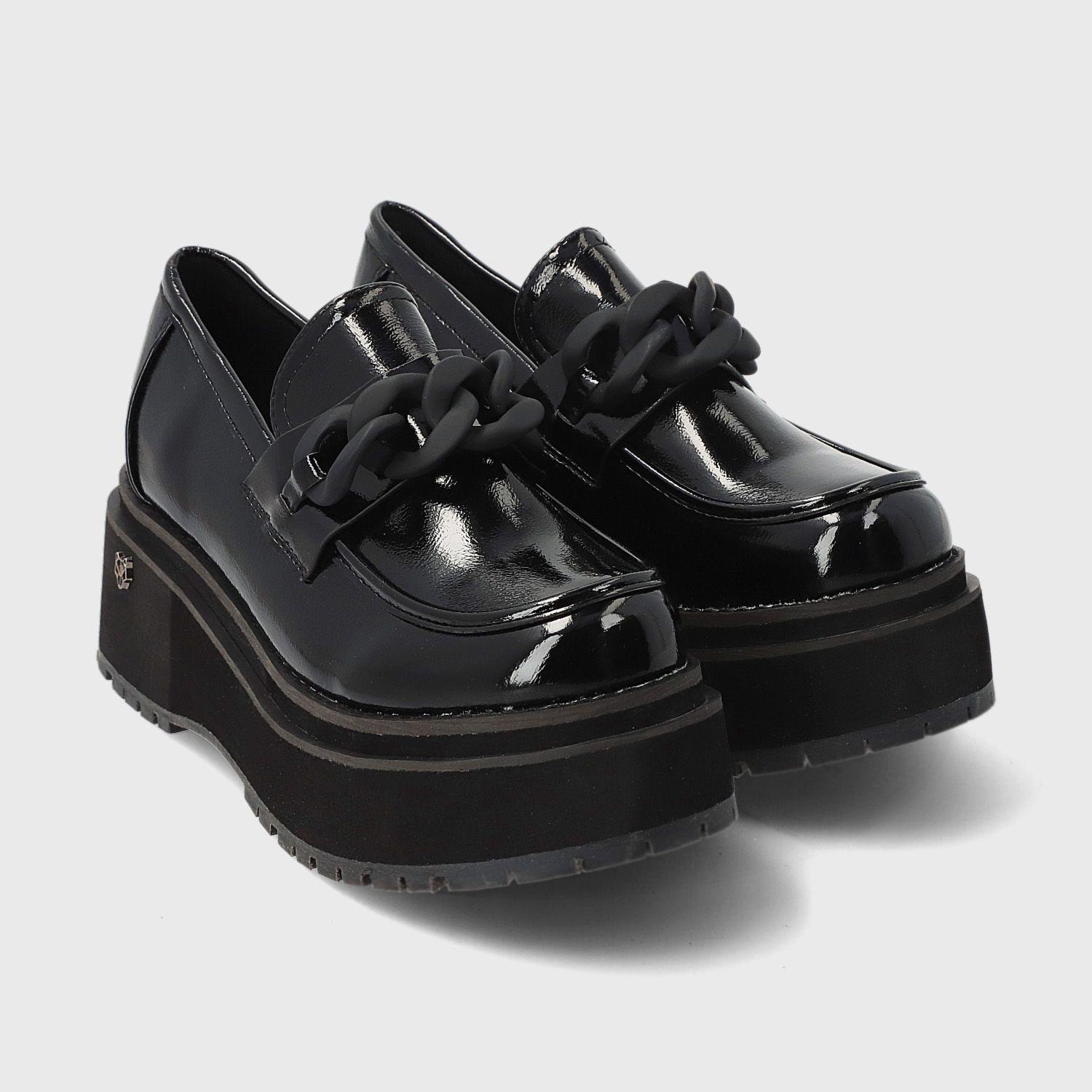 Zapato Plataforma Negro Mujer 15097 Gotta-2