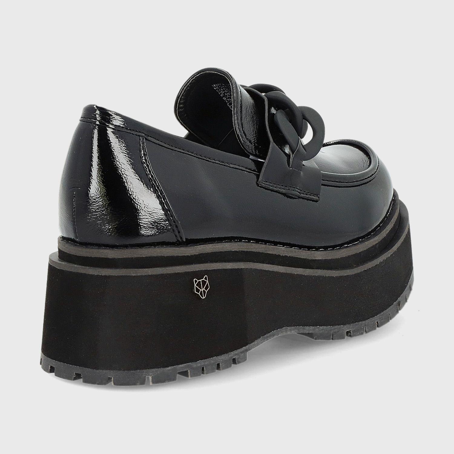 Zapato Plataforma Negro Mujer 15097 Gotta-4