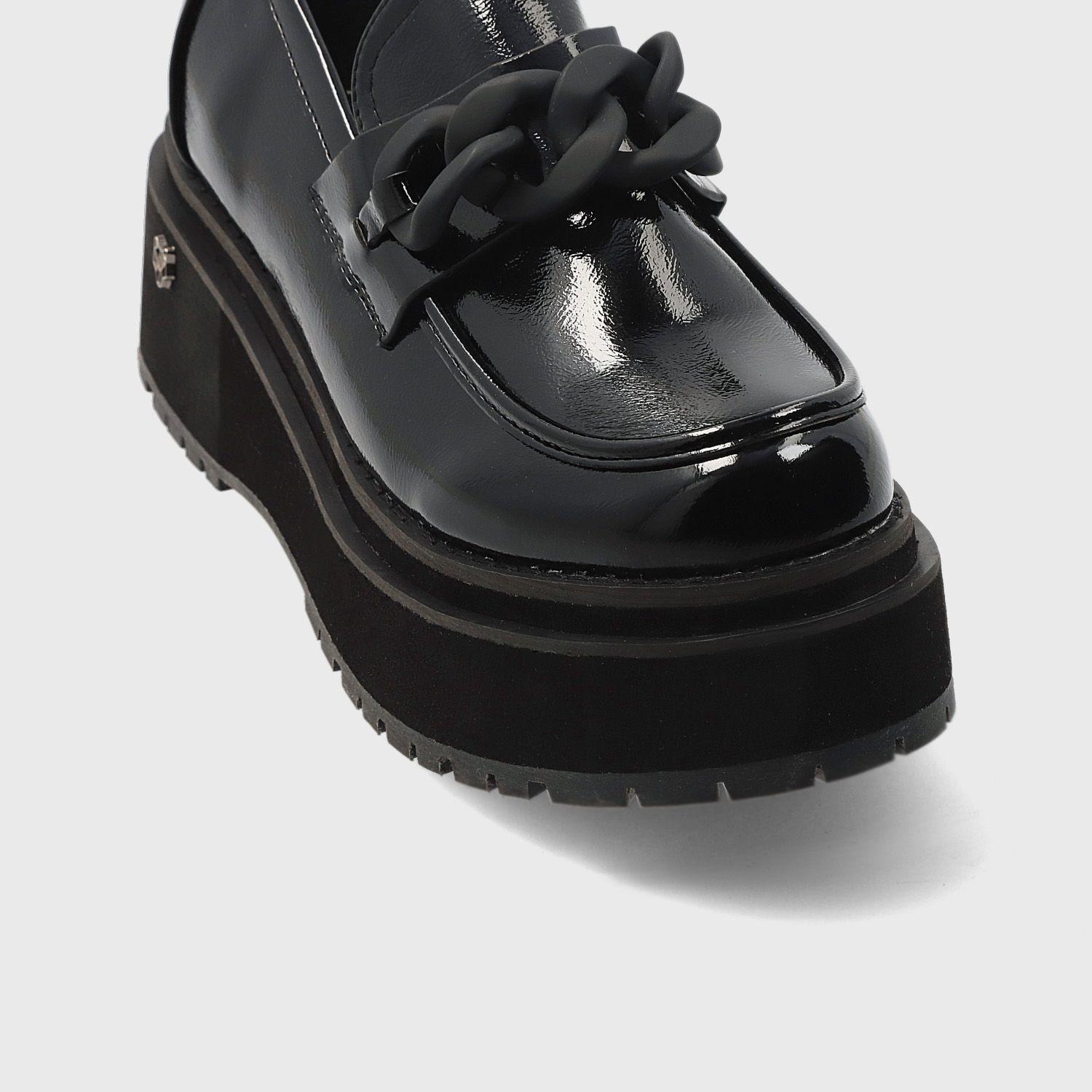 Zapato Plataforma Negro Mujer 15097 Gotta-5