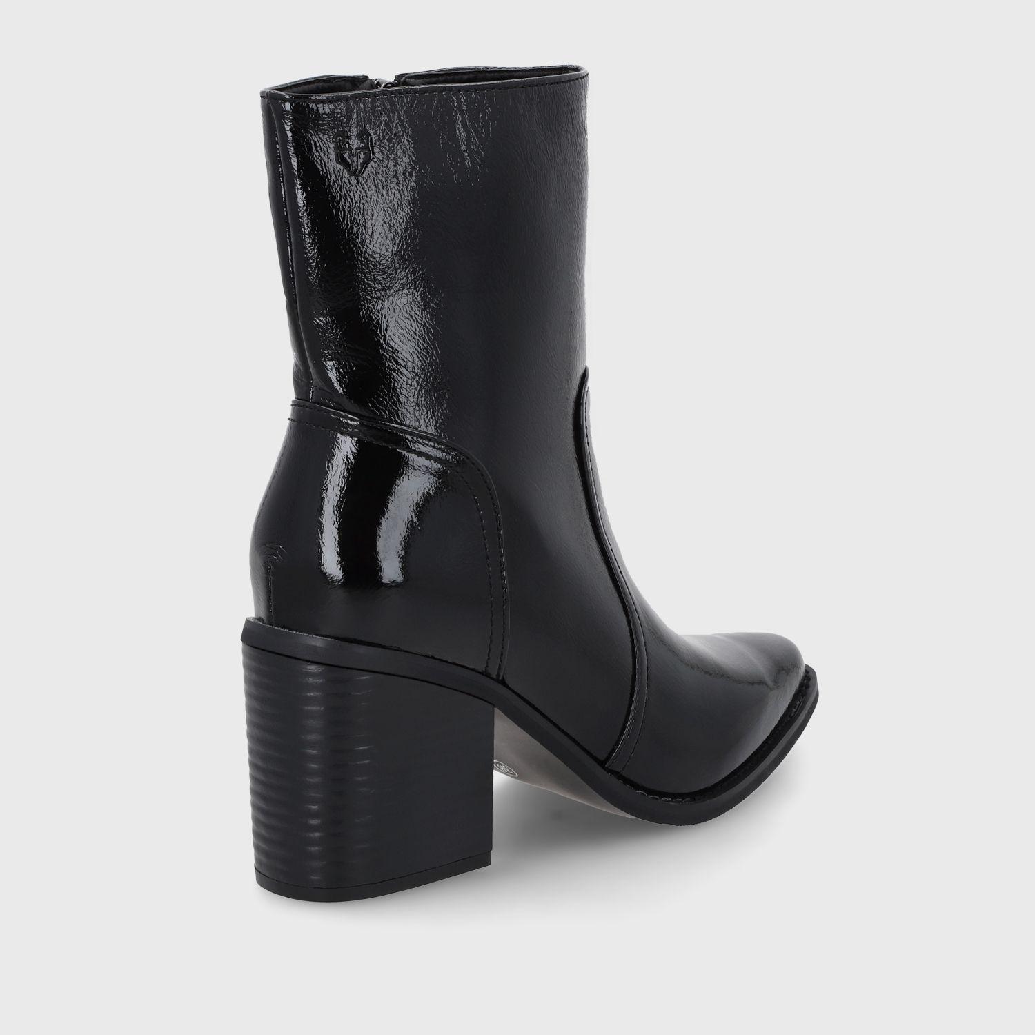 Botin Taco Negro Mujer 53783 Gotta-4