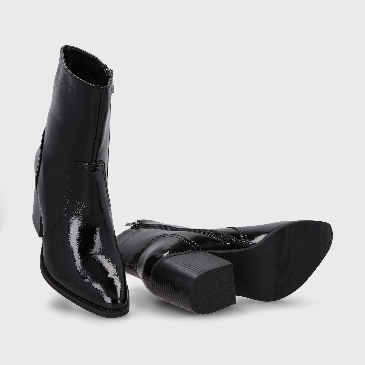 Botin Taco Negro Mujer 53783 Gotta-6