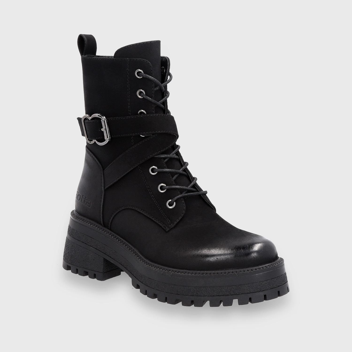 Botín Negro Mujer 16072 Gotta-1