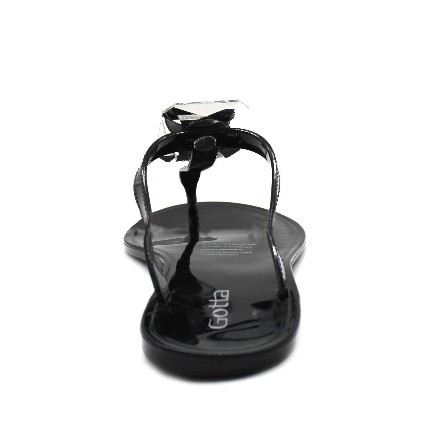 Sandalia Negra Mujer 12121 Gotta-4
