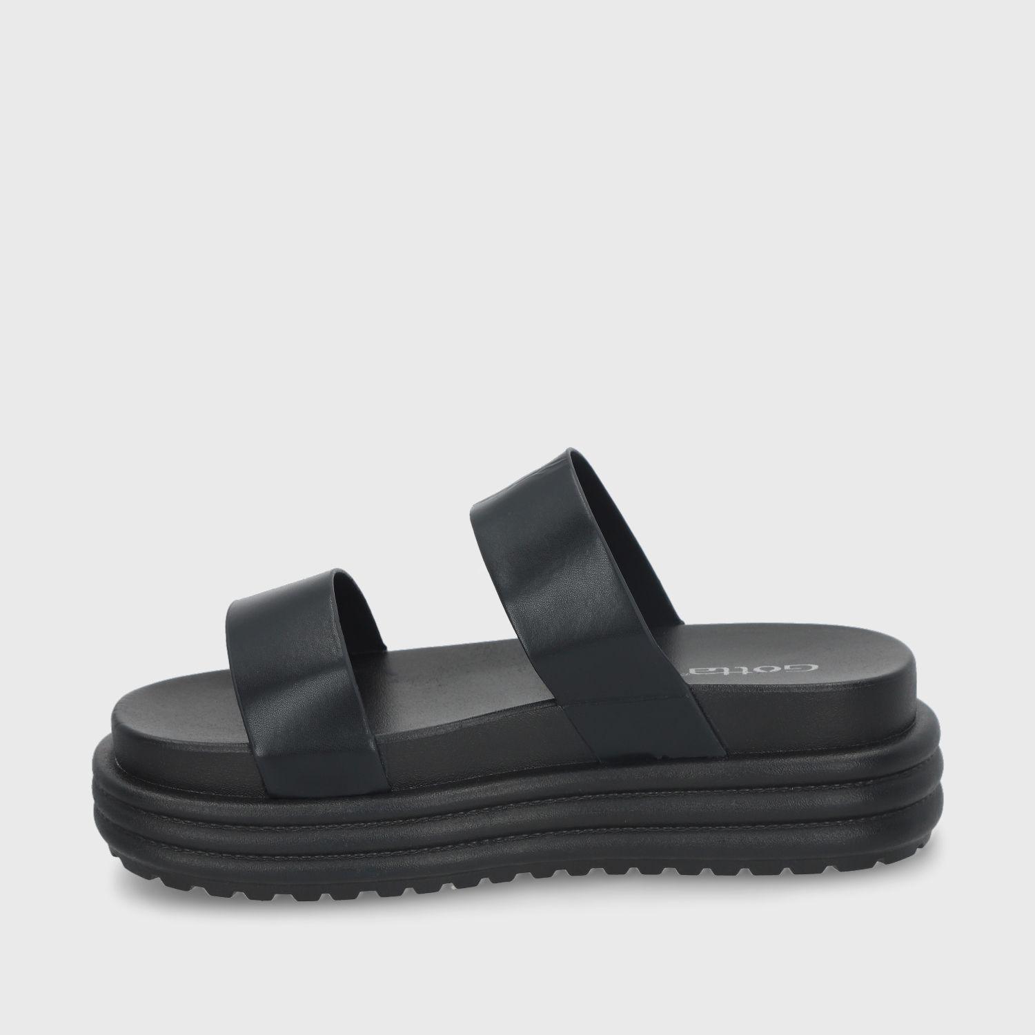 Sandalia Negra Mujer 42021 Gotta-3