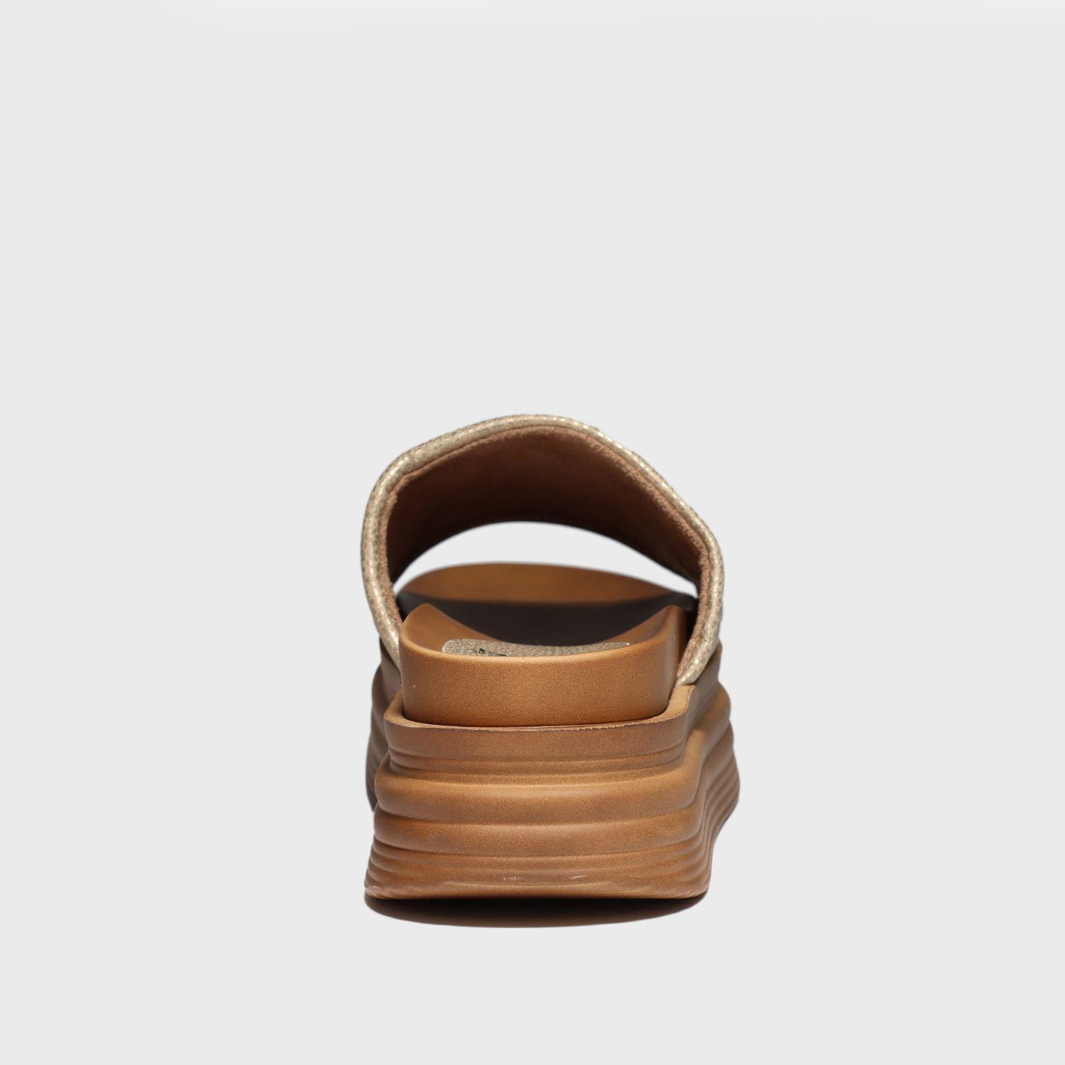 Sandalia Plataforma Dorada Mujer 15716 Gotta-4