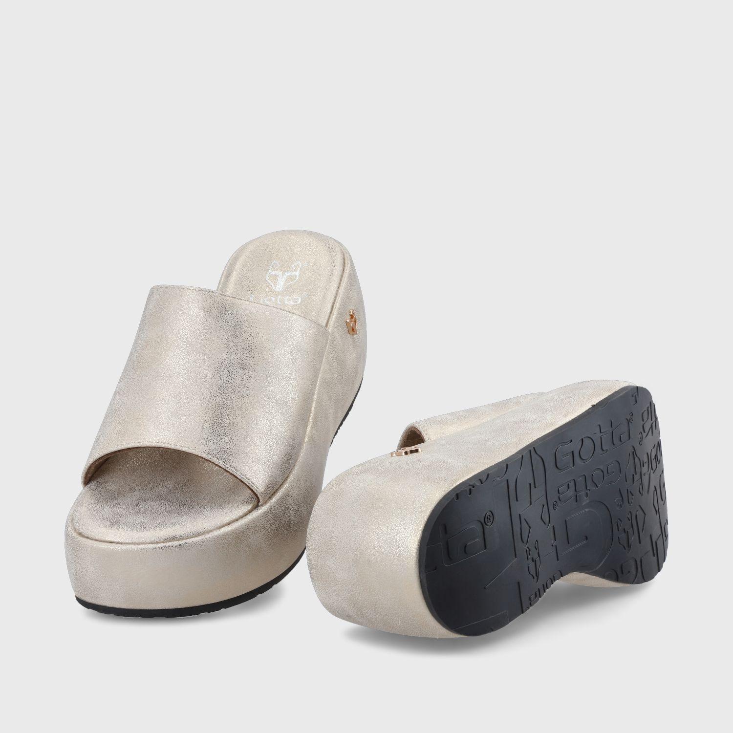 Sandalia Dorada Mujer 45824 Gotta-6