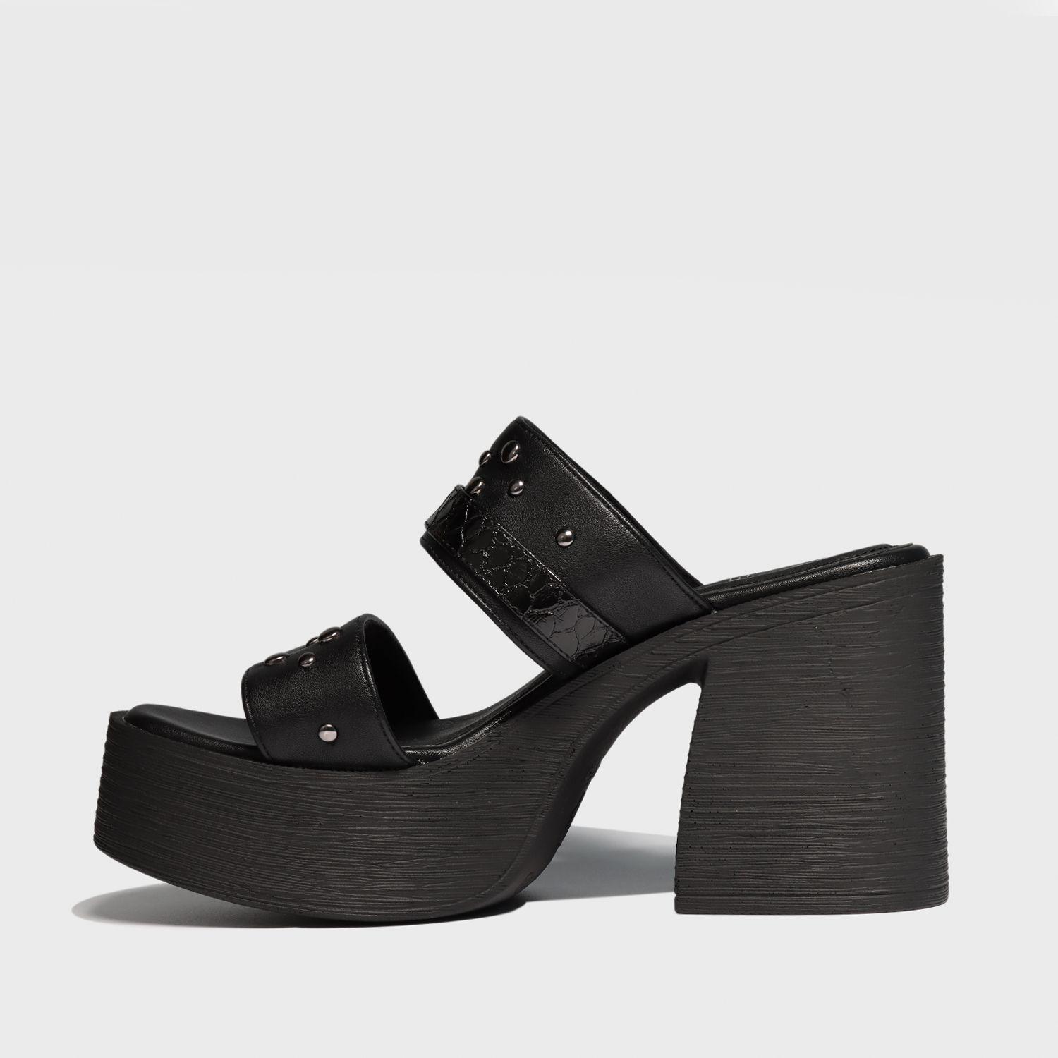 Sandalia Negra Mujer 25411 Gotta-3