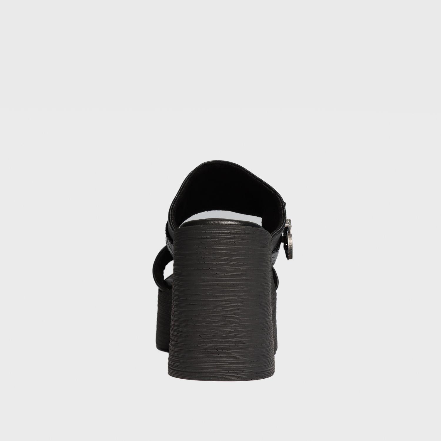 Sandalia Negra Mujer 25411 Gotta-4