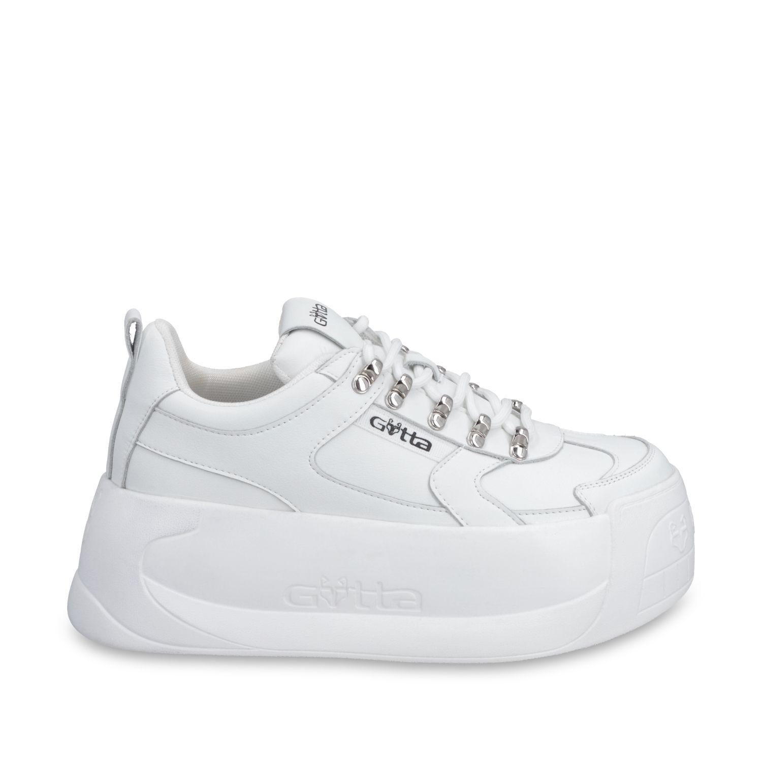 Zapatilla Plataforma Blanca Mujer C732B Gotta-0