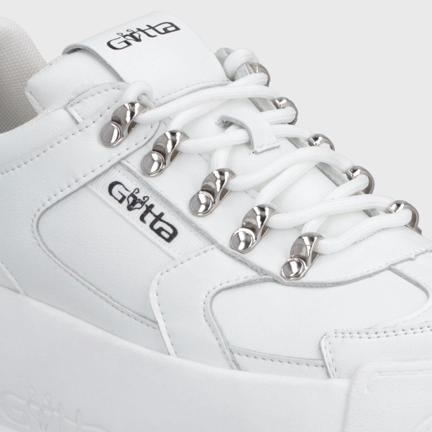 Zapatilla Plataforma Blanca Mujer C732B Gotta-5