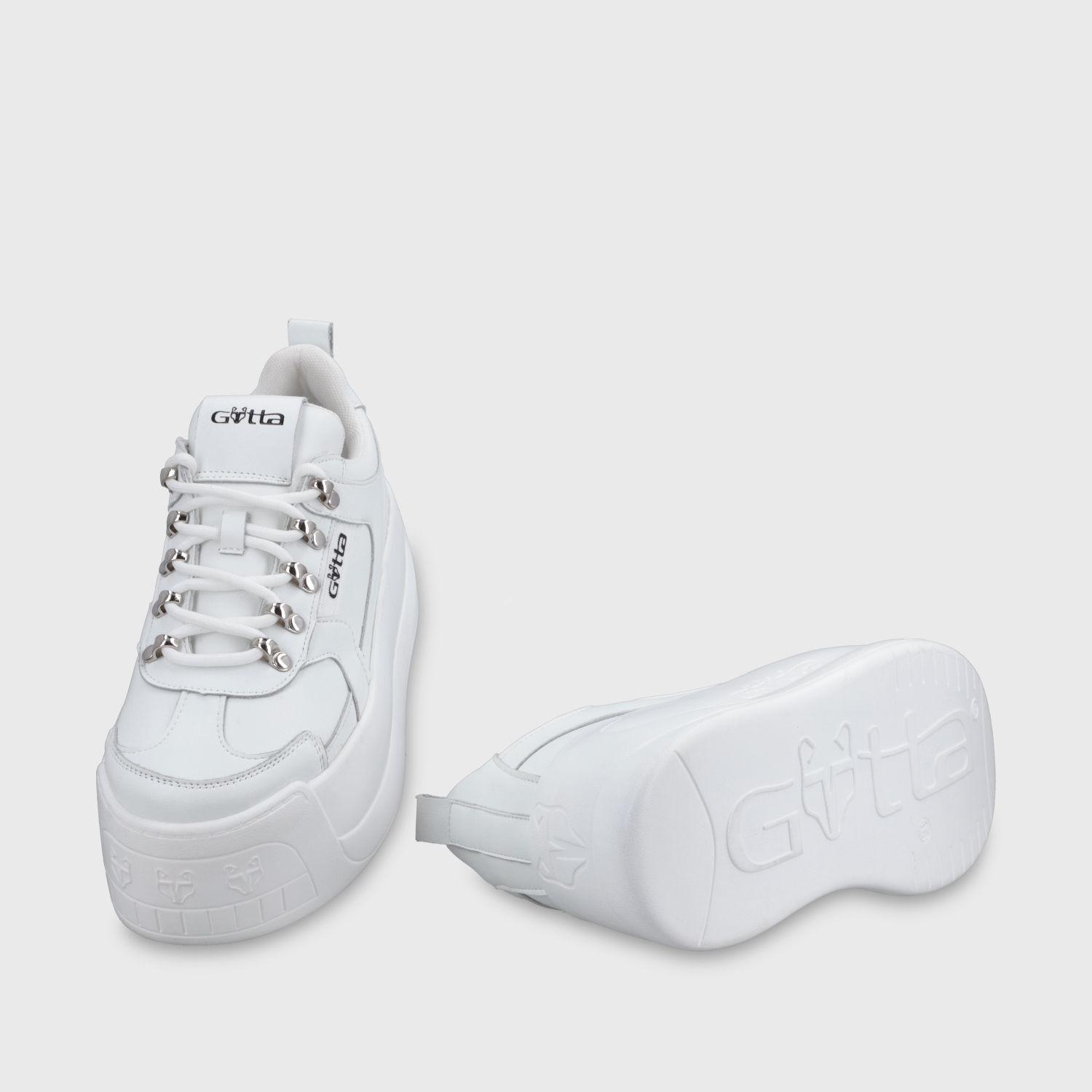 Zapatilla Plataforma Blanca Mujer C732B Gotta-6