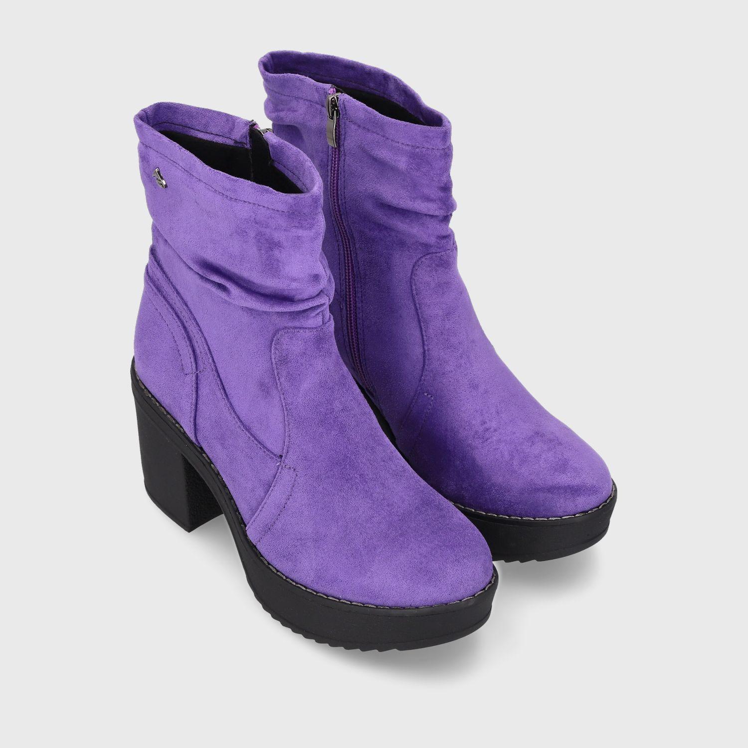 Botín Morado Mujer C7330 Gotta-2