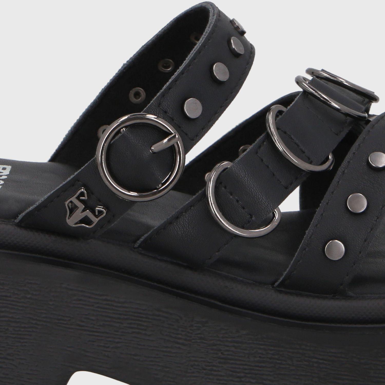 Sandalia Plataforma Negra Mujer 45987 Gotta-5