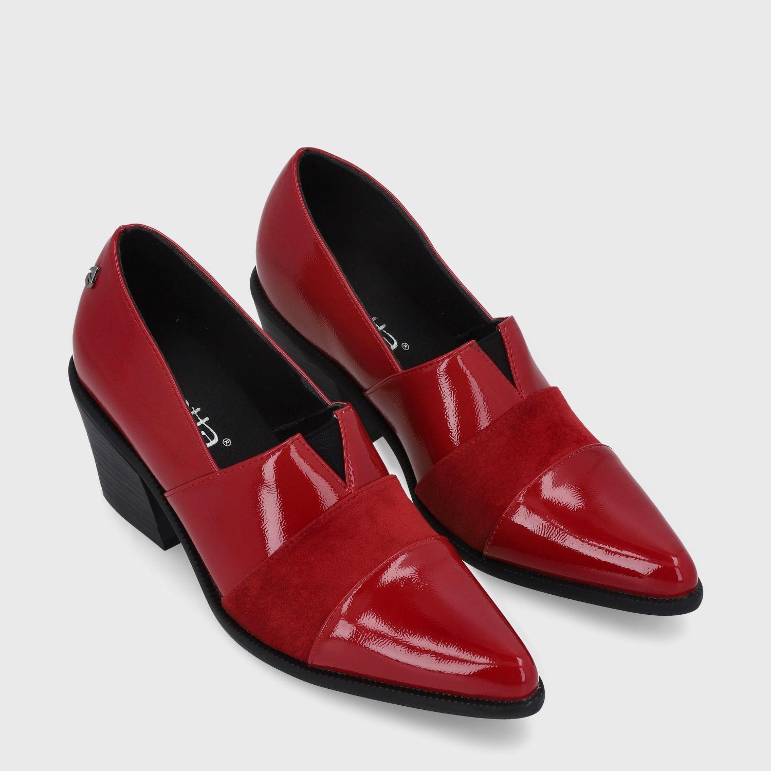 Zapato Taco Mujer Rojo 33765 Gotta-2