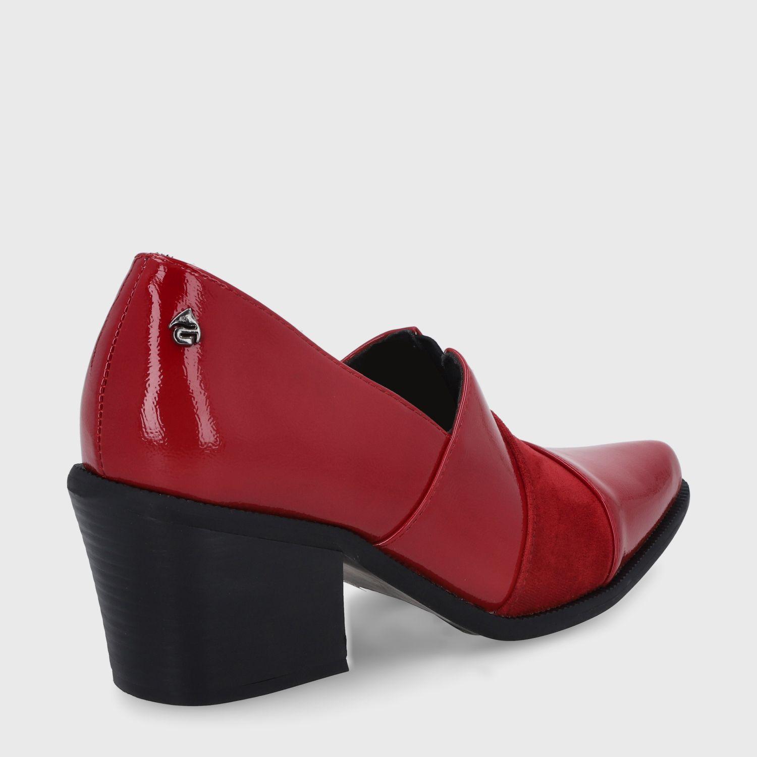 Zapato Taco Mujer Rojo 33765 Gotta-4