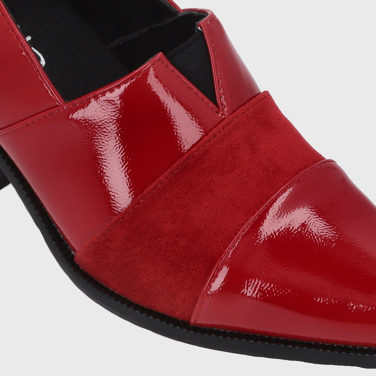 Zapato Taco Mujer Rojo 33765 Gotta-5