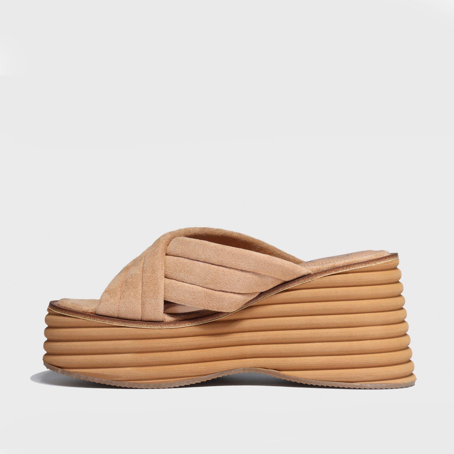 Sandalia Plataforma Camel Mujer 25211 Gotta-3