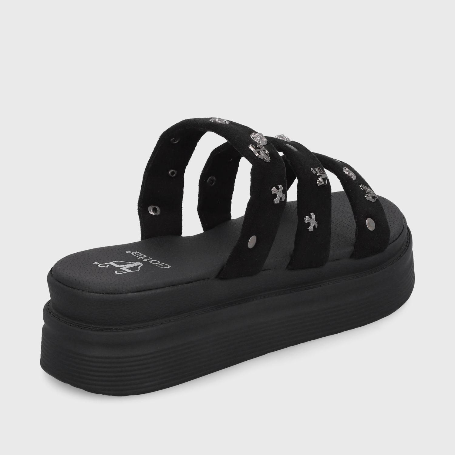 Sandalia Negra  Mujer 43012 Gotta-4