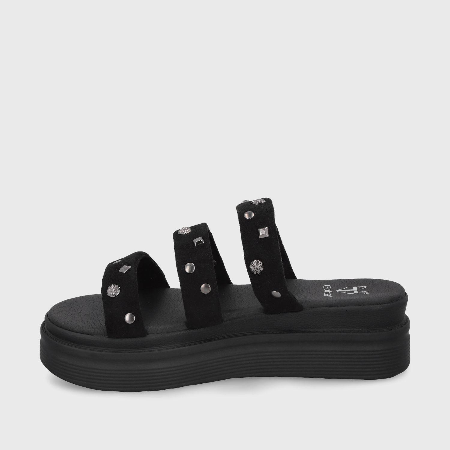 Sandalia Negra  Mujer 43012 Gotta-3