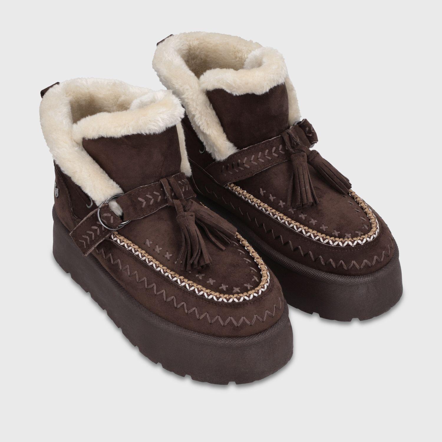 Botin Plataforma Café Mujer 4811753 Gotta-2