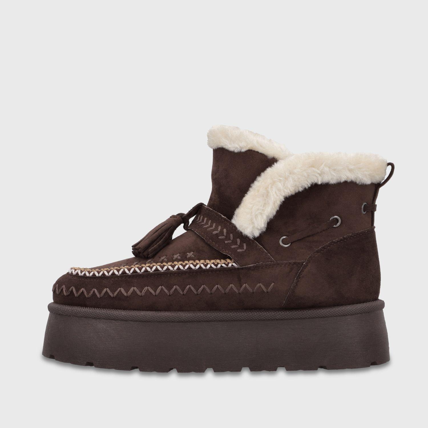 Botin Plataforma Café Mujer 4811753 Gotta-3