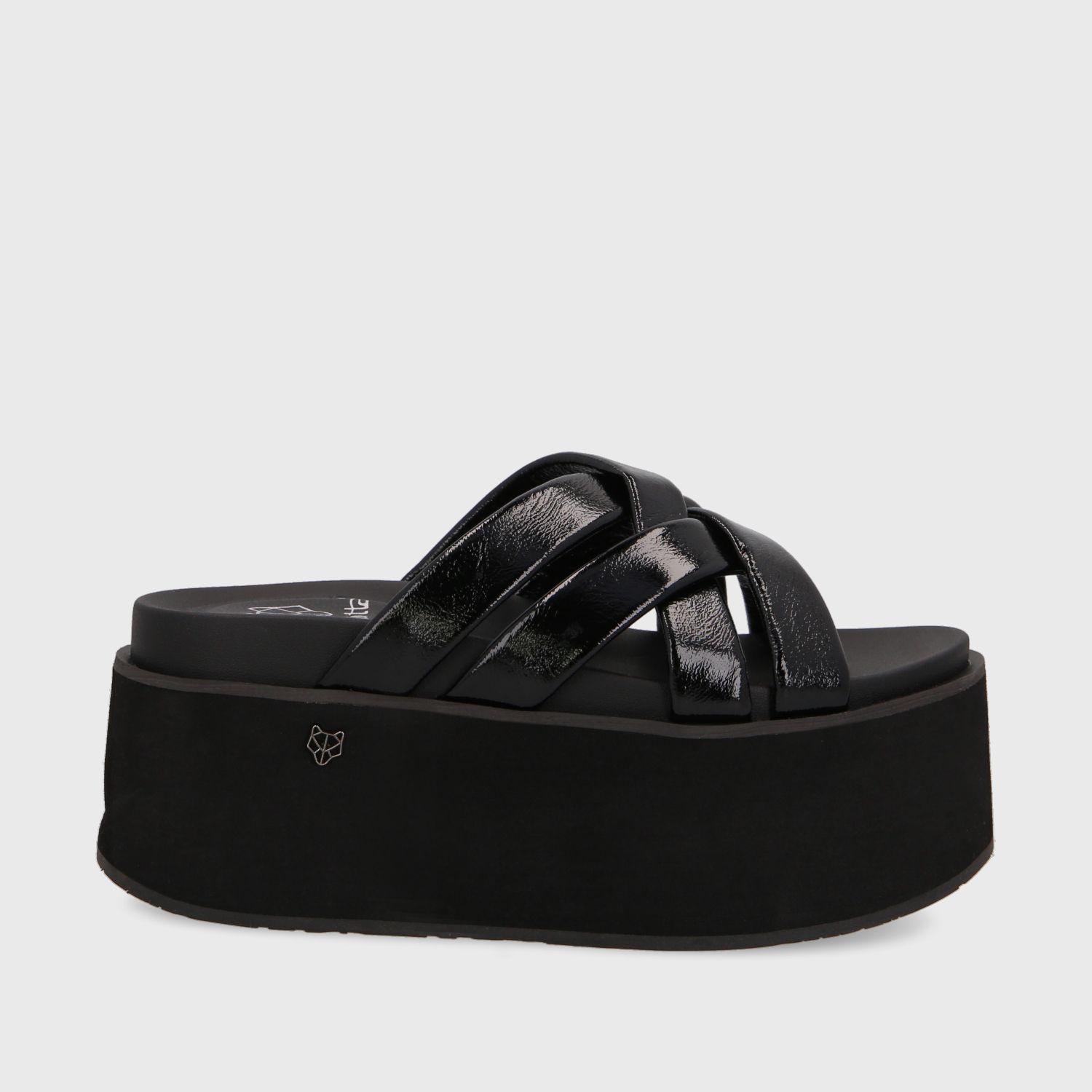 Sandalia Plataforma Negra Mujer 35184 Gotta-0