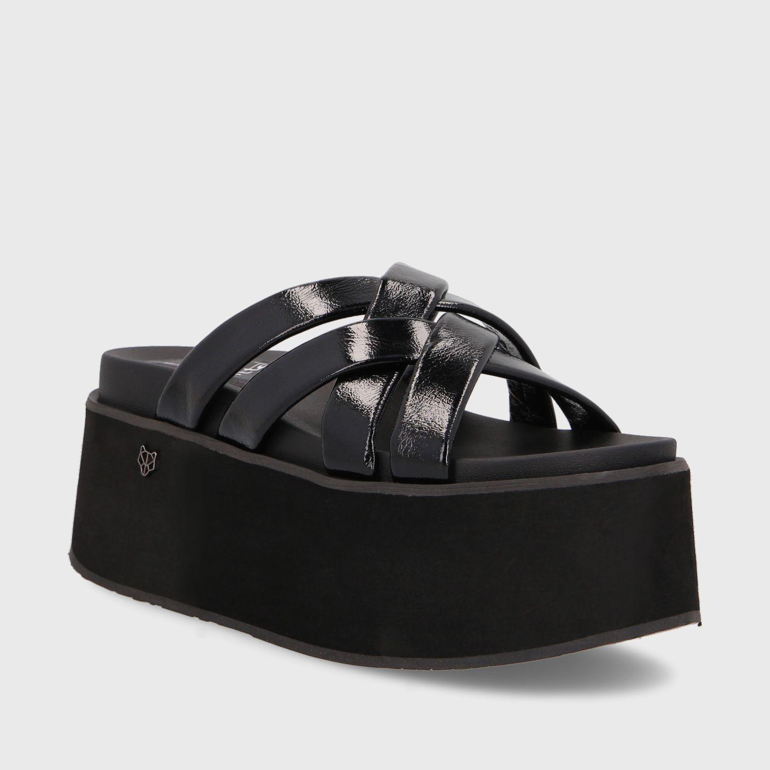 Sandalia Plataforma Negra Mujer 35184 Gotta-1