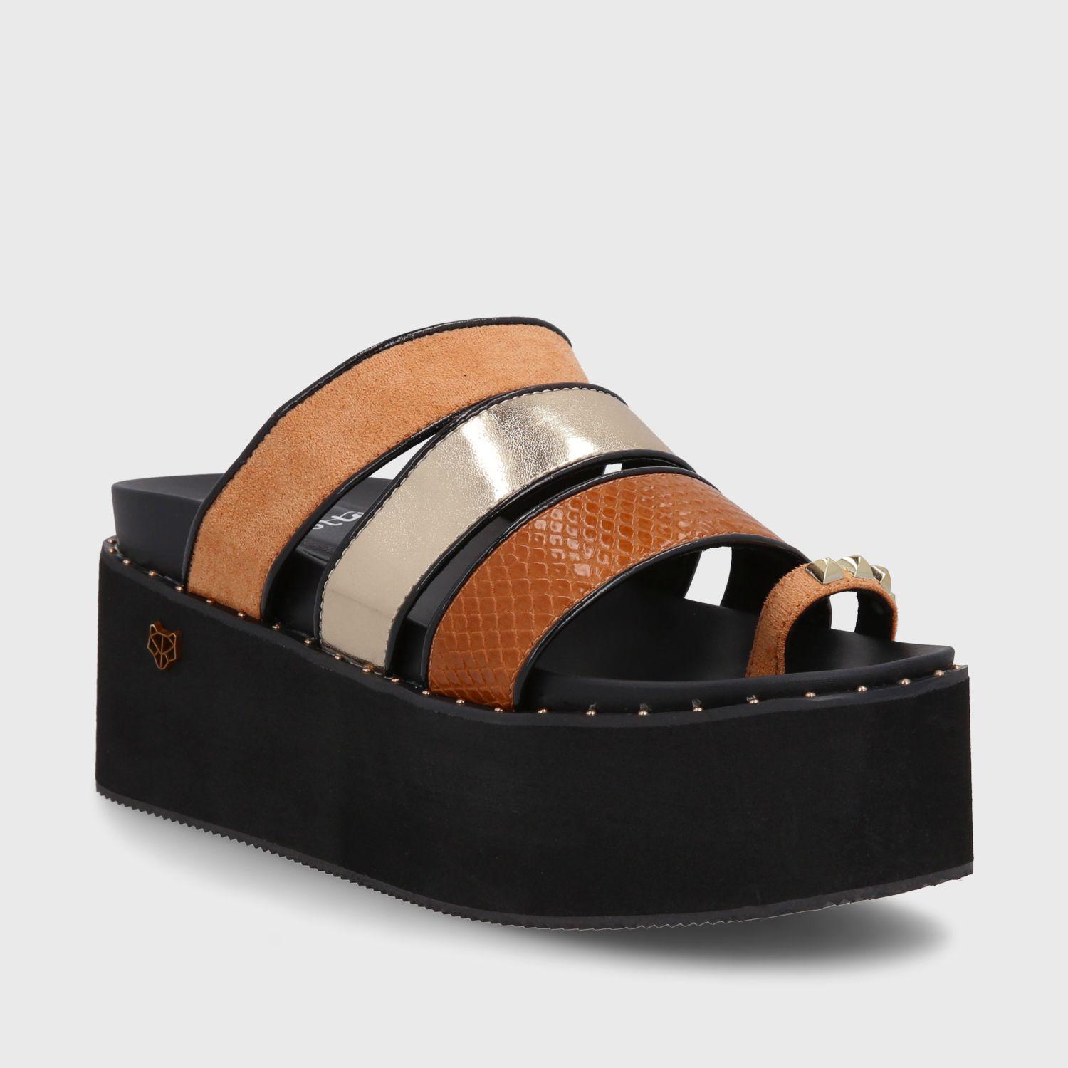 Sandalia Plataforma Multicolor Mujer 15662 Gotta-1