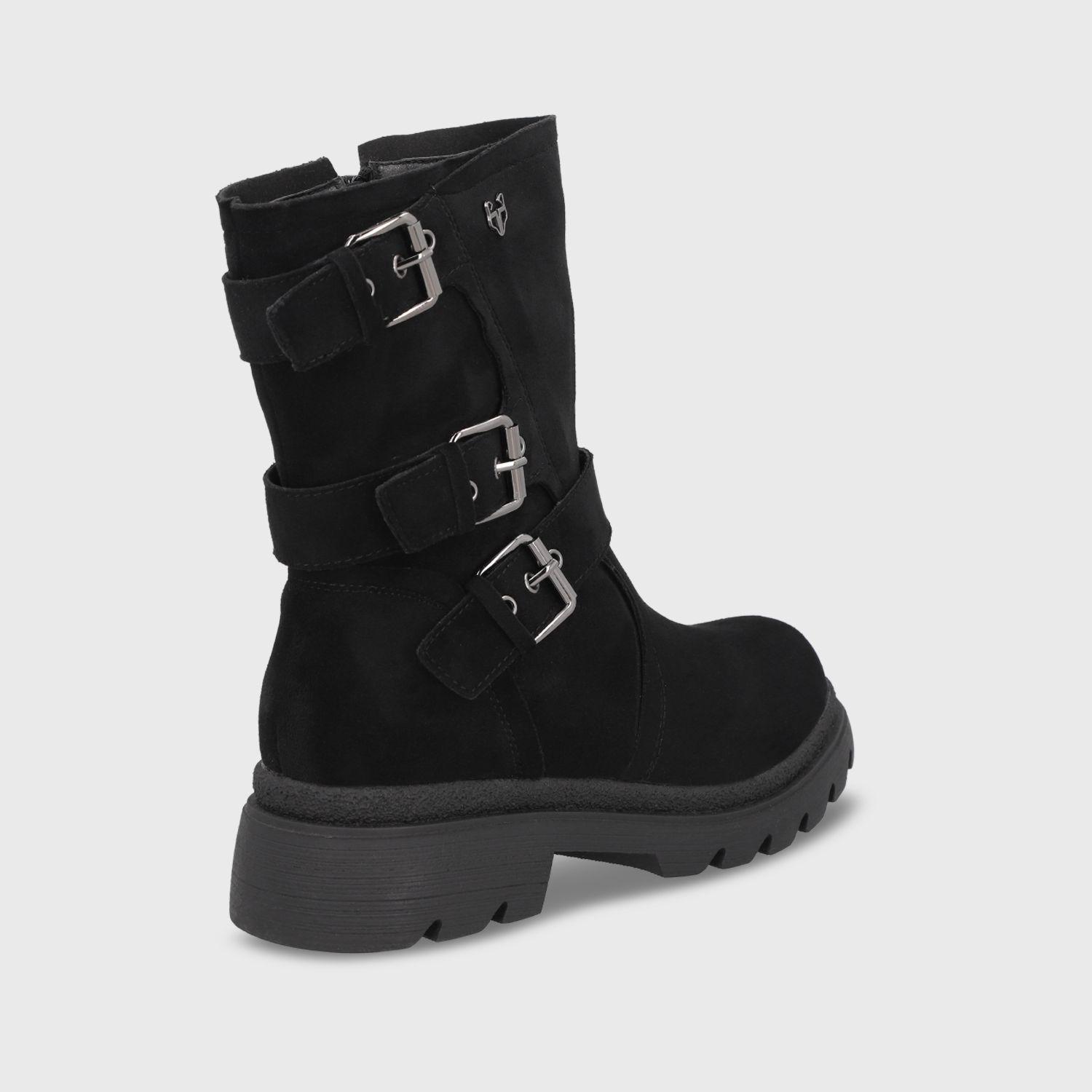 Botin Plataforma Negro Mujer 55280 Gotta-4