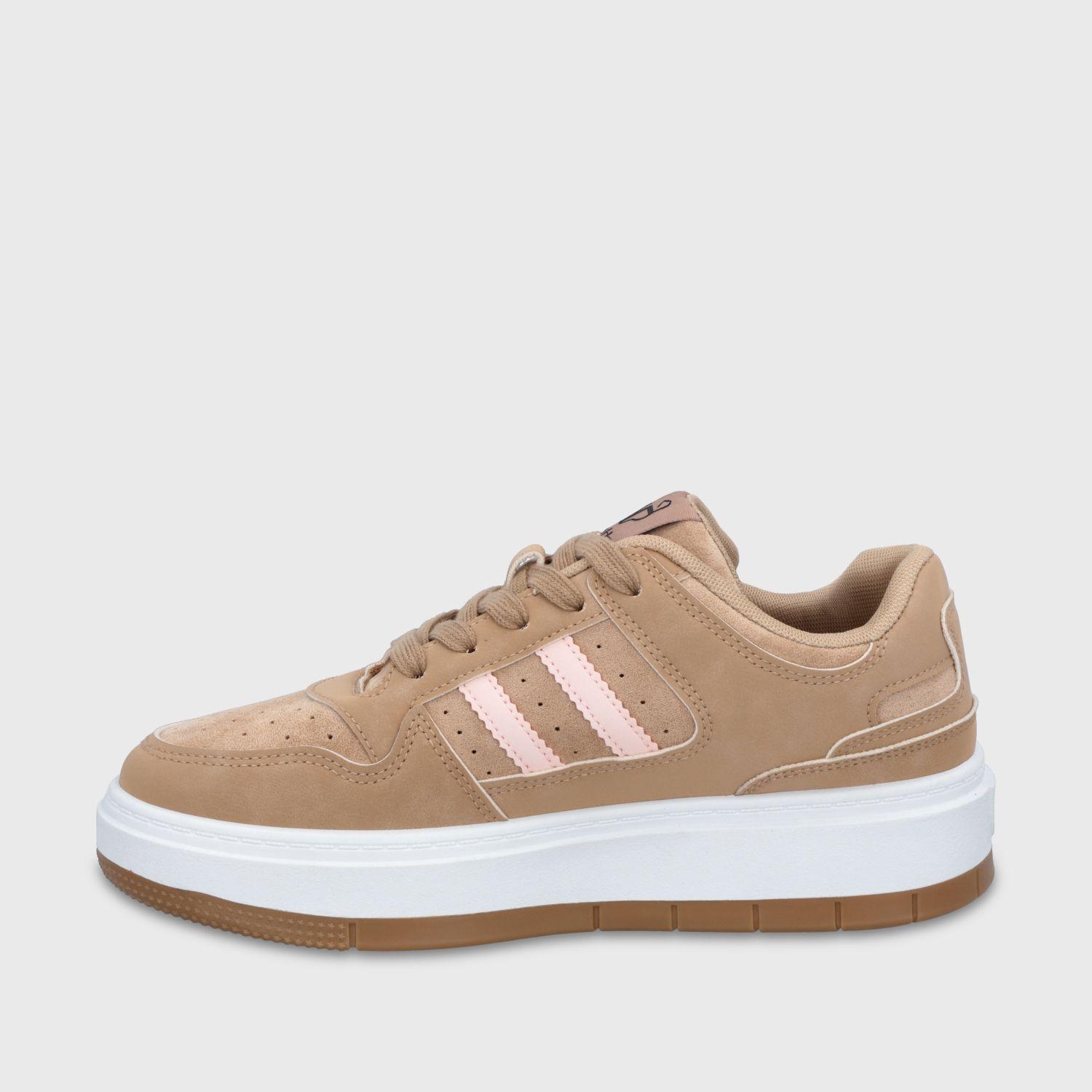 Zapatillas Plataforma Beige Mujer 58030 Gotta-3