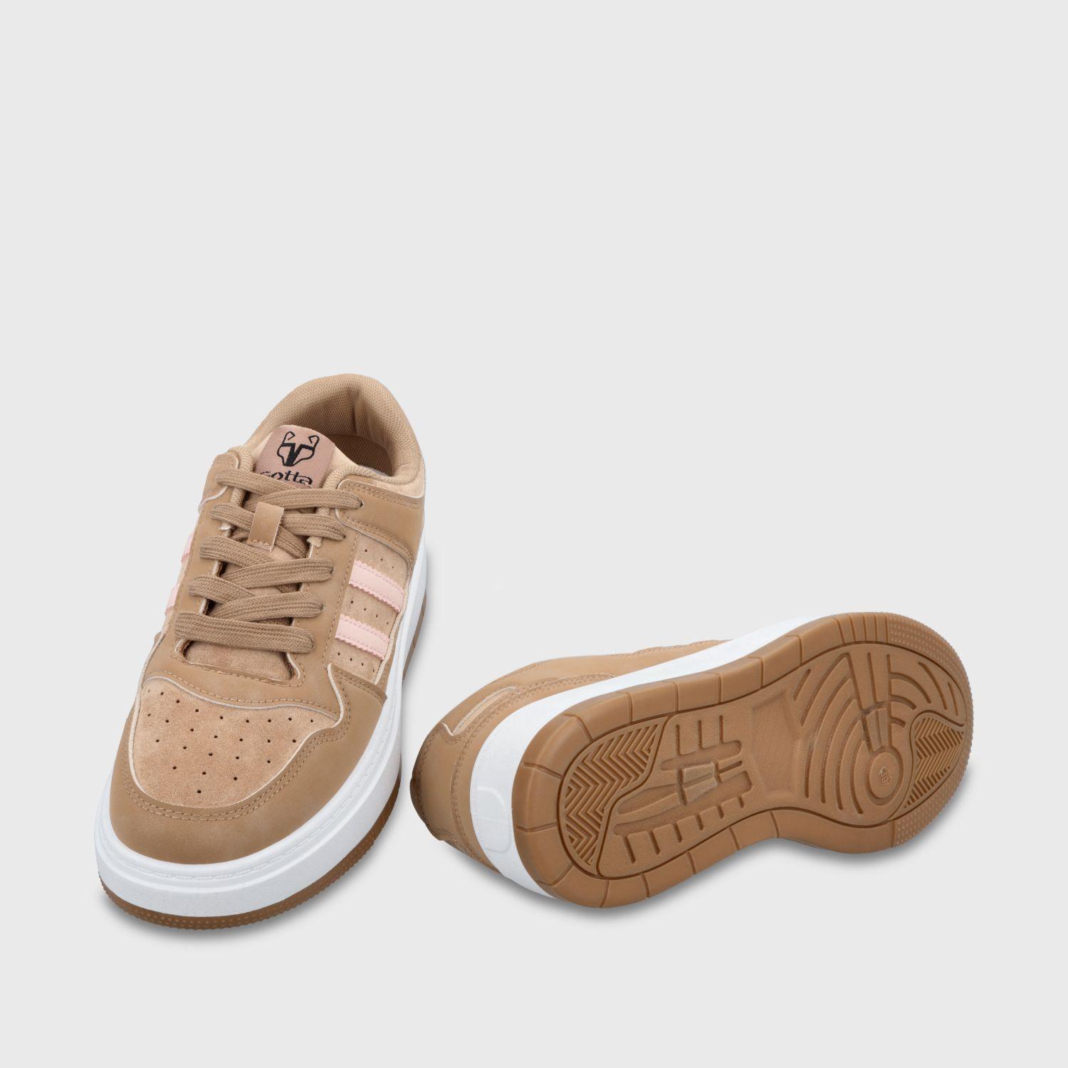 Zapatillas Plataforma Beige Mujer 58030 Gotta-6