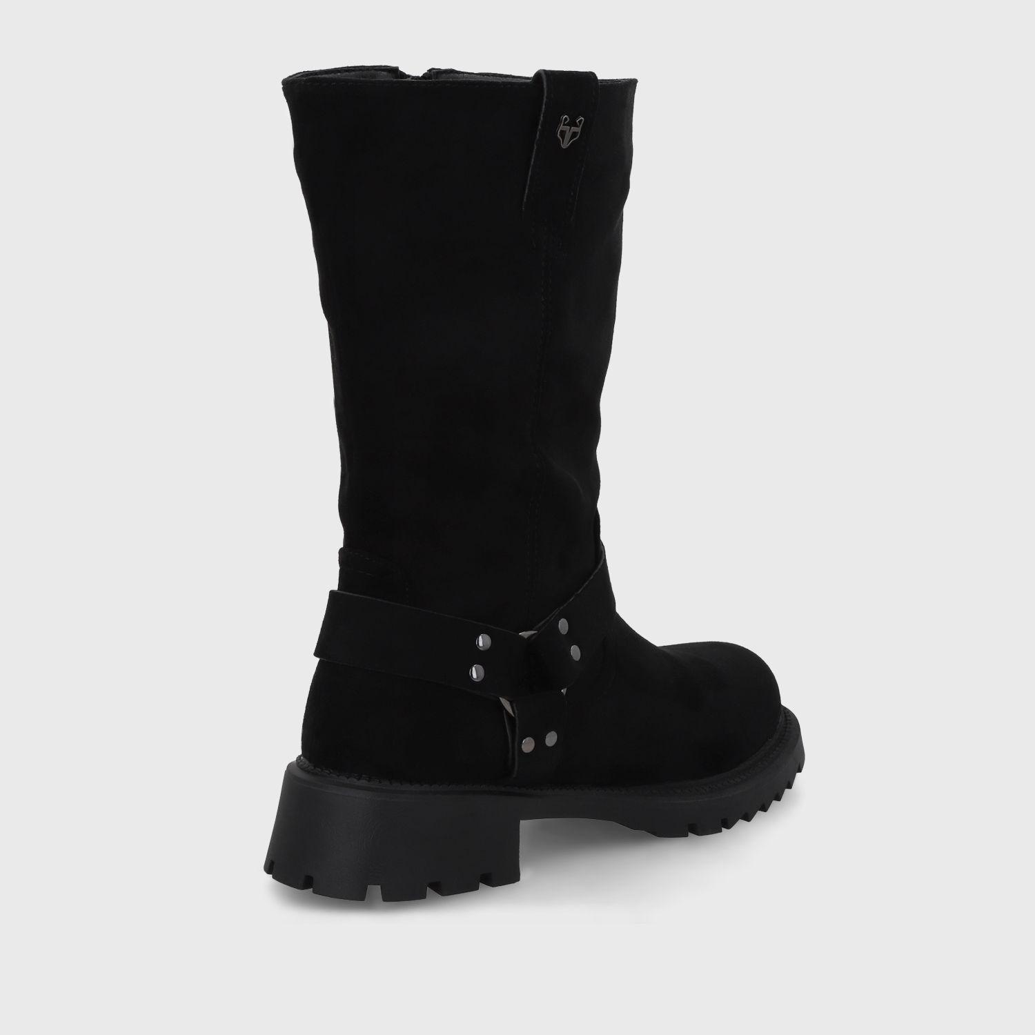 Bota Taco Negra Mujer 55331 Gotta-4