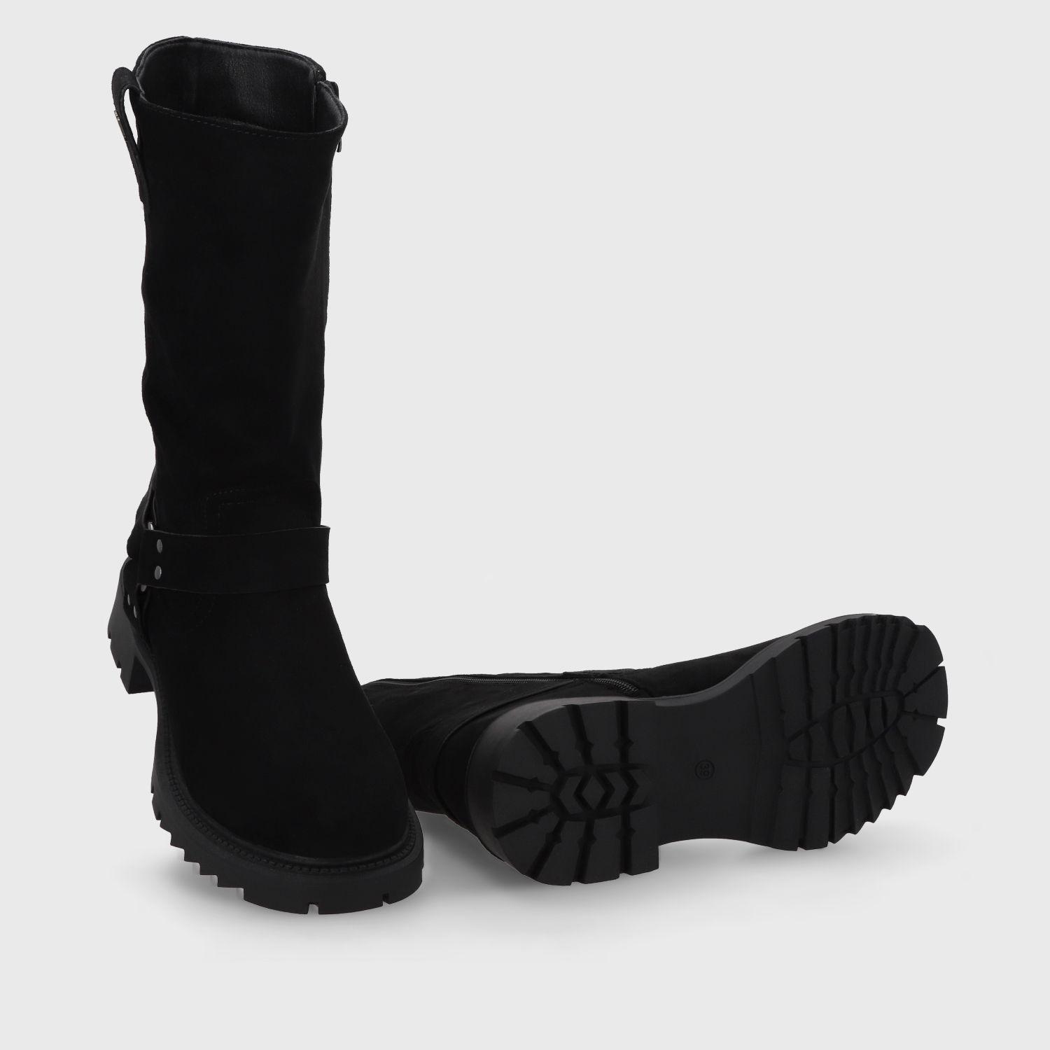 Bota Taco Negra Mujer 55331 Gotta-6