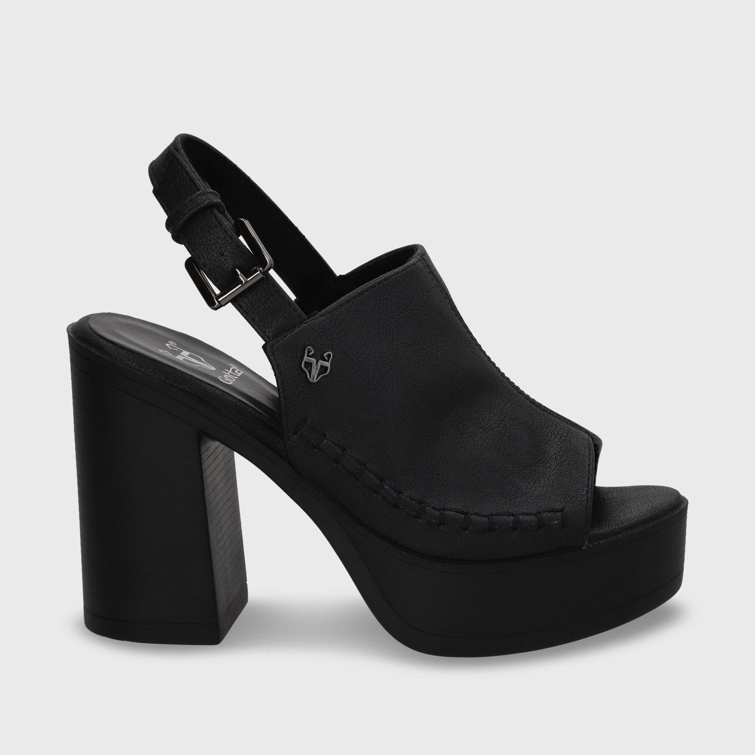 Sandalia Negra  Mujer 45962 Gotta-0