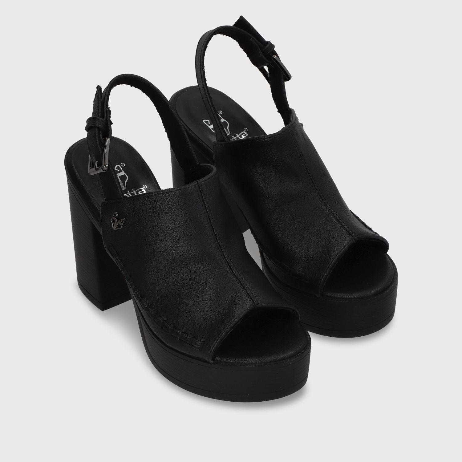 Sandalia Negra  Mujer 45962 Gotta-2
