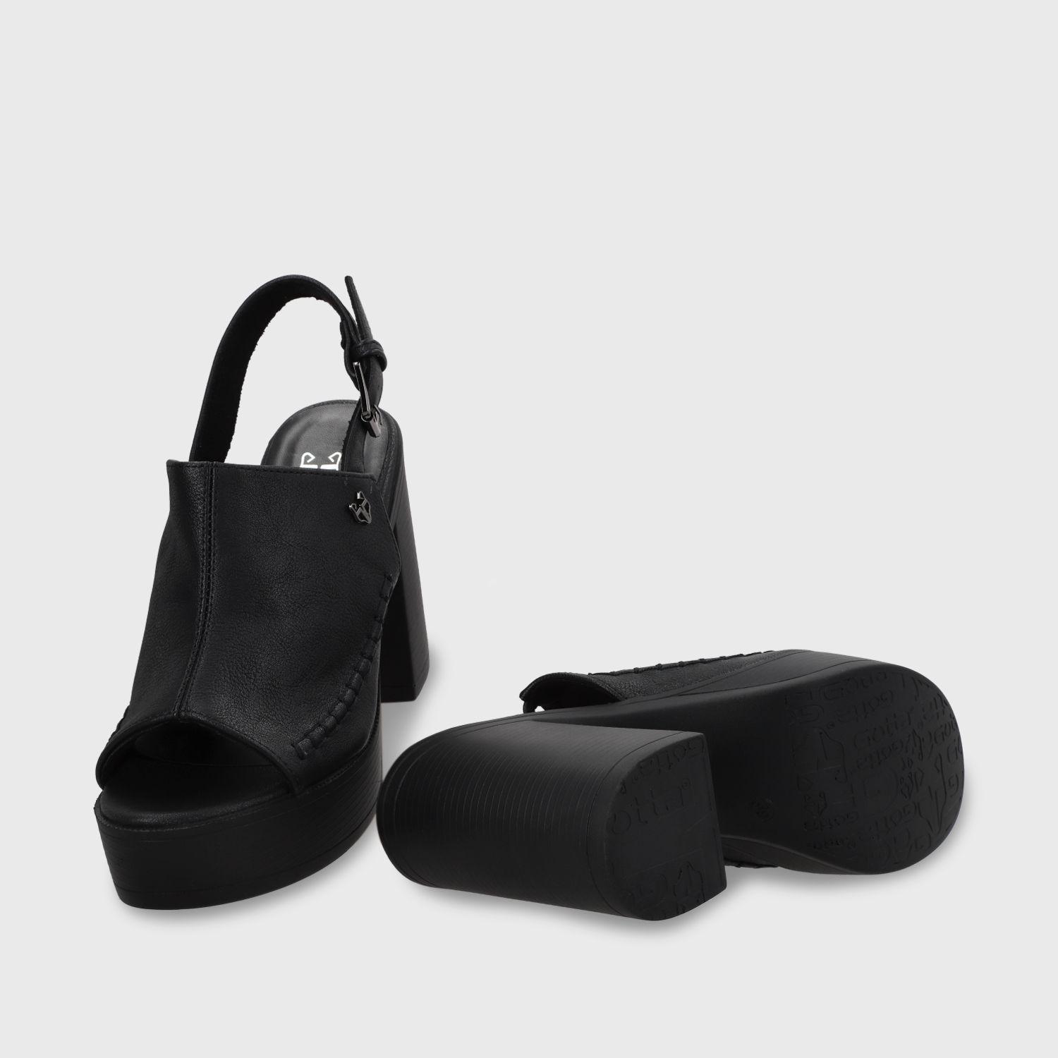 Sandalia Negra  Mujer 45962 Gotta-5