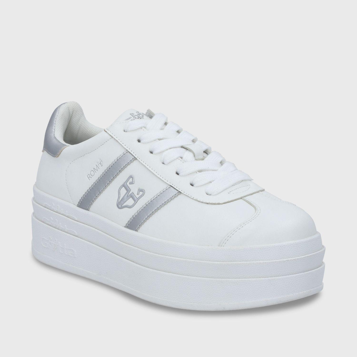 zapatilla Plataforma Plateado Mujer 53750 Gotta-1