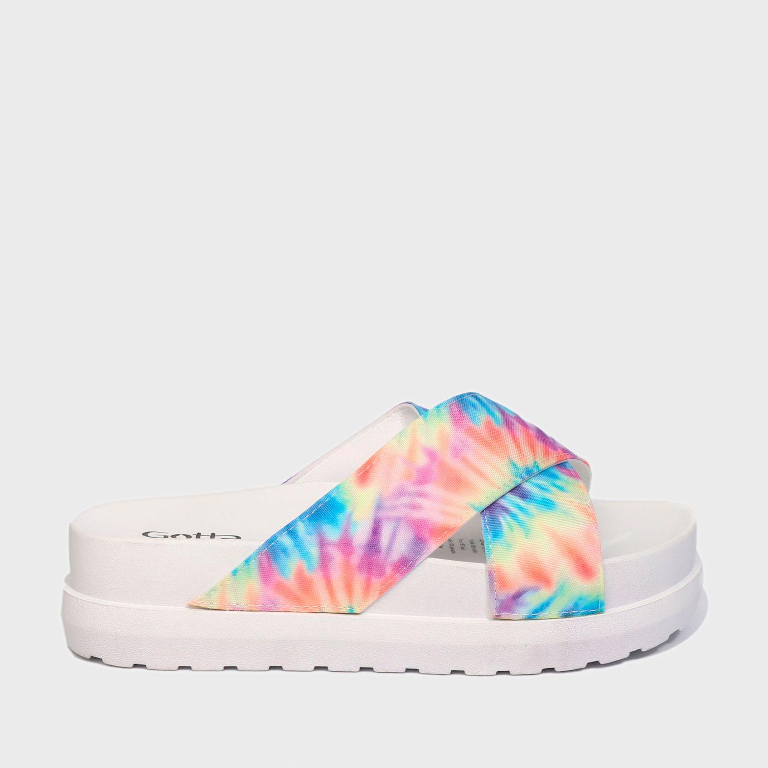 Sandalia Plataforma Multicolor Mujer 12051 Gotta-0