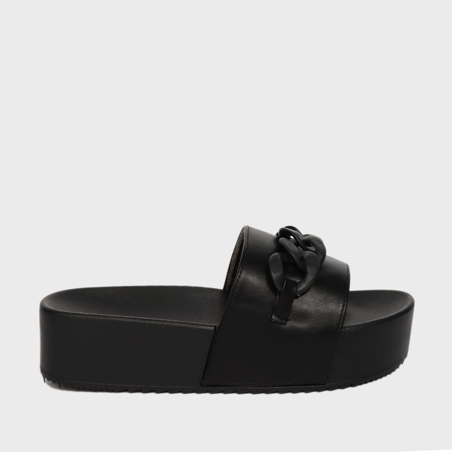 Sandalia Plataforma Negra Mujer 22090 Gotta-0