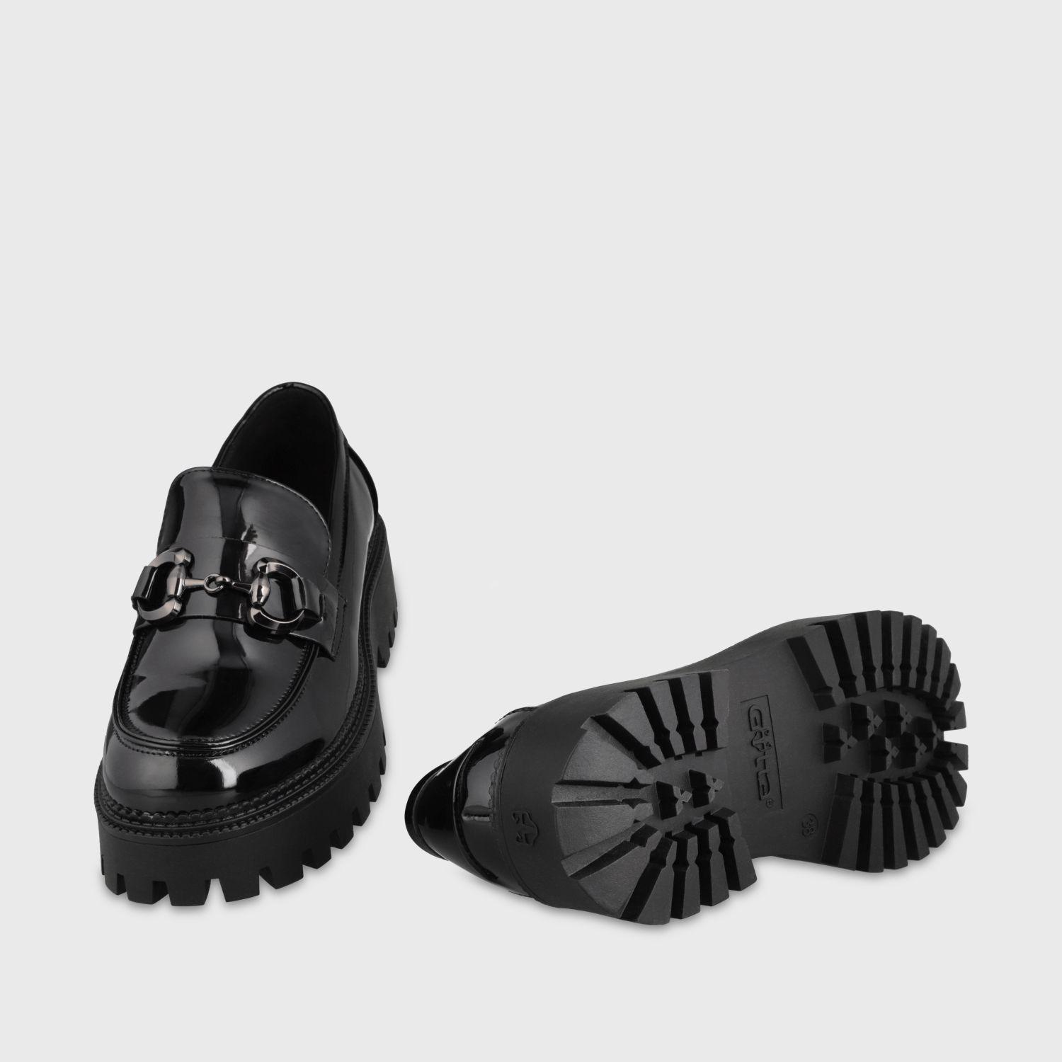 Zapato Plataforma Negro Mujer 46303 Gotta-6
