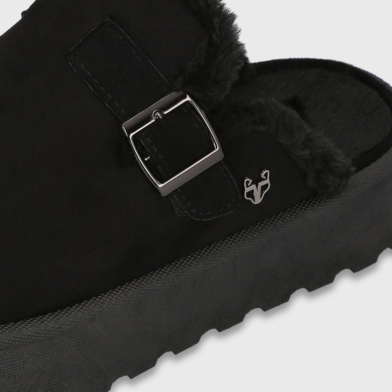 Zueco Plataforma Negro Mujer 6808001 Gotta-5