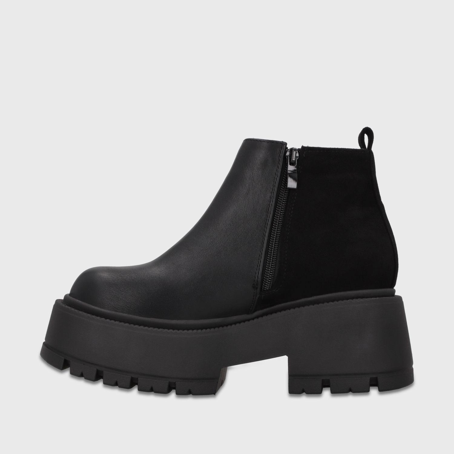 Botin Plataforma Negro Mujer 658511 Gotta-3