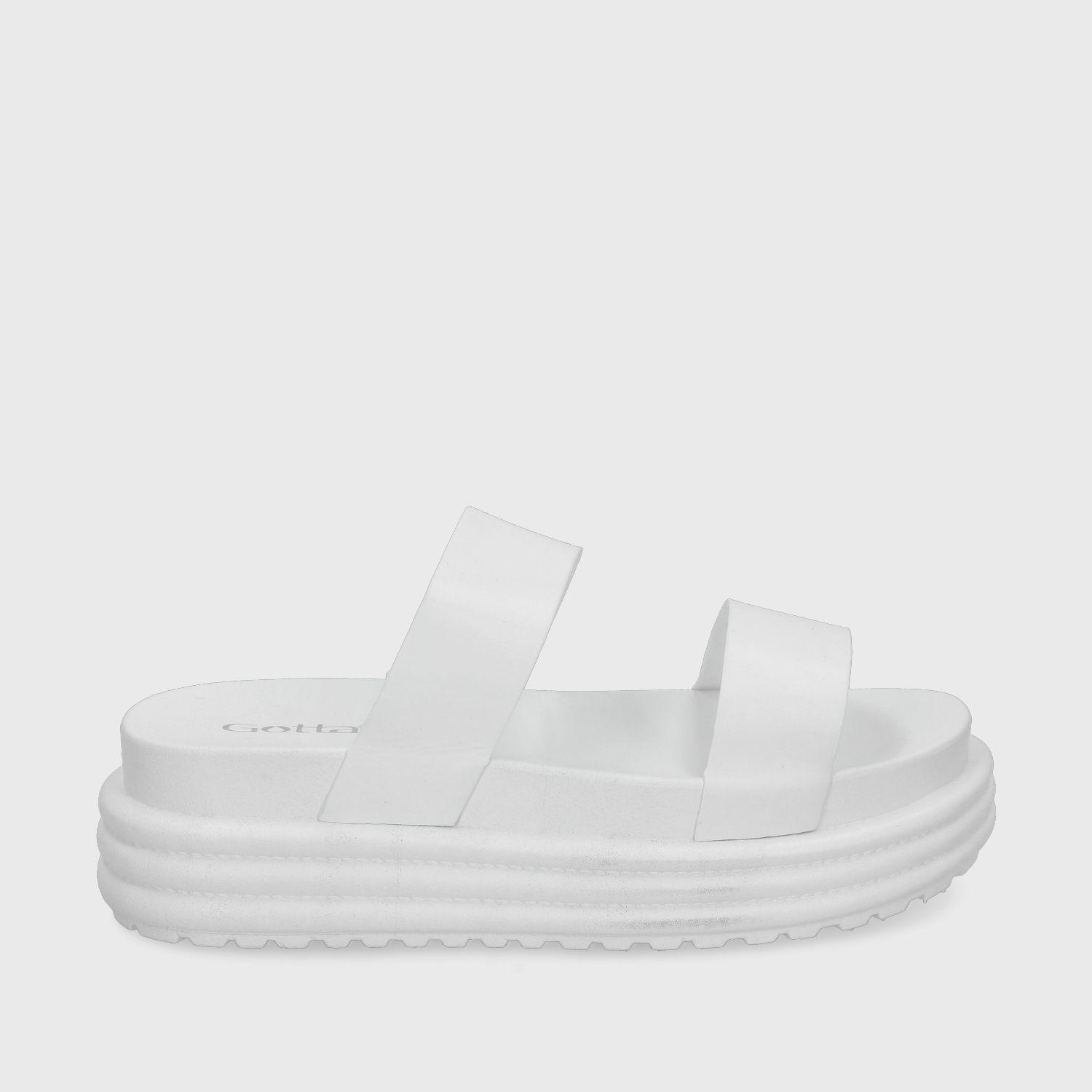 Sandalia Blanca Mujer 42021 Gotta-0