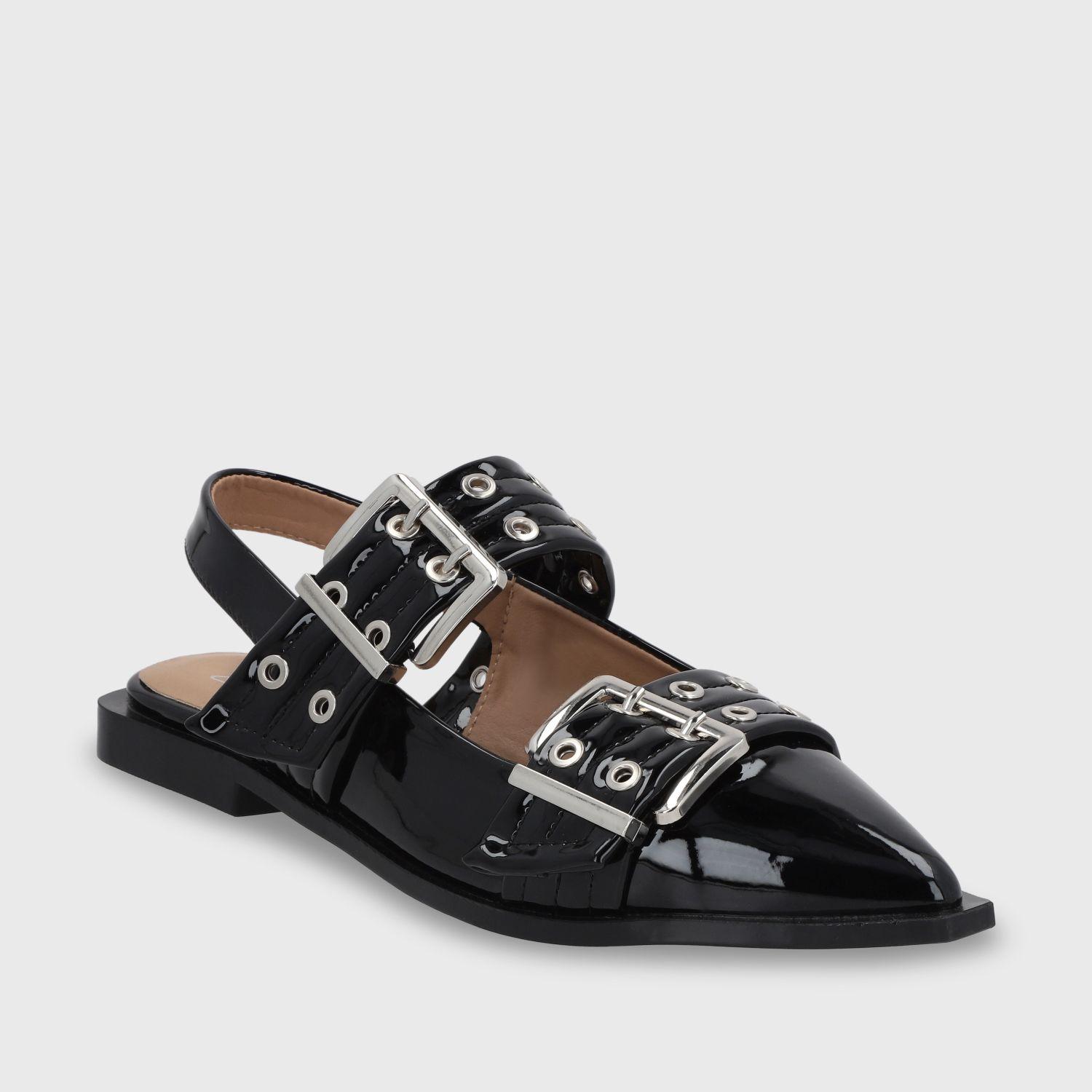 Ballerina Plana Mujer Negro 55240 Gotta-1