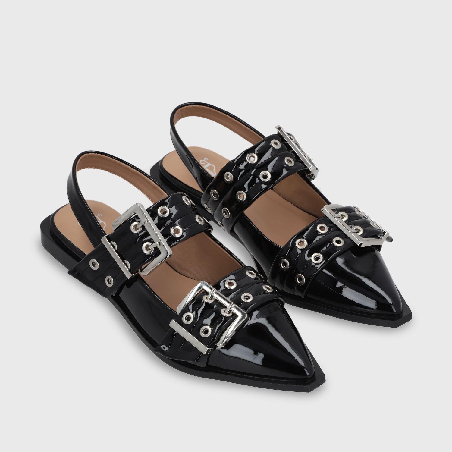 Ballerina Plana Mujer Negro 55240 Gotta-2
