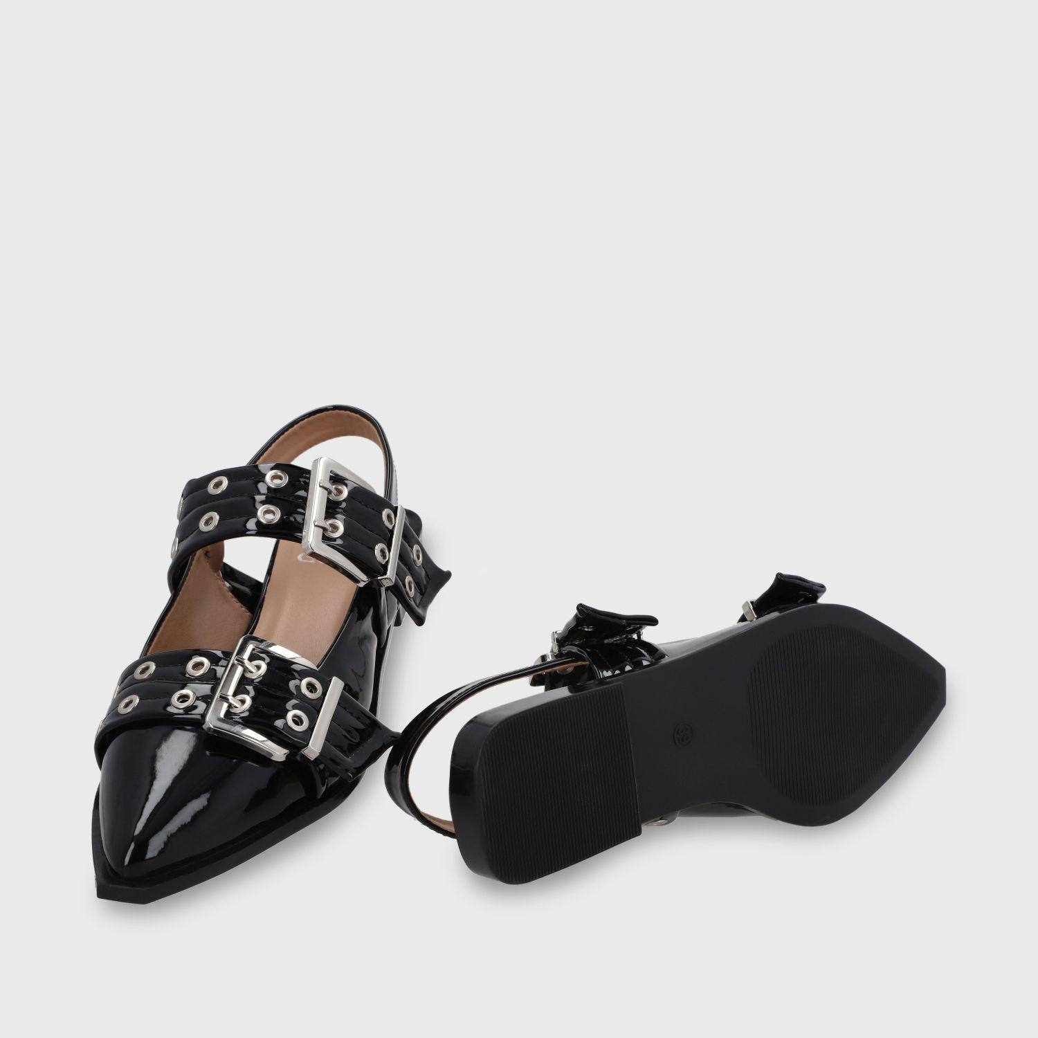 Ballerina Plana Mujer Negro 55240 Gotta-6